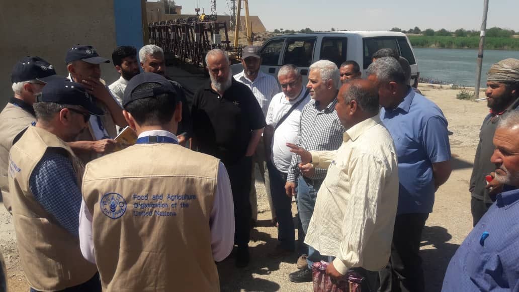في إطار تعزيز التعاون المشترك بين الحكومة السورية – وزارة الطاقة – الهيئة العامة للموارد المائية ومنظمة الفاو: دعم مشاريع الري ومحطات الضخ