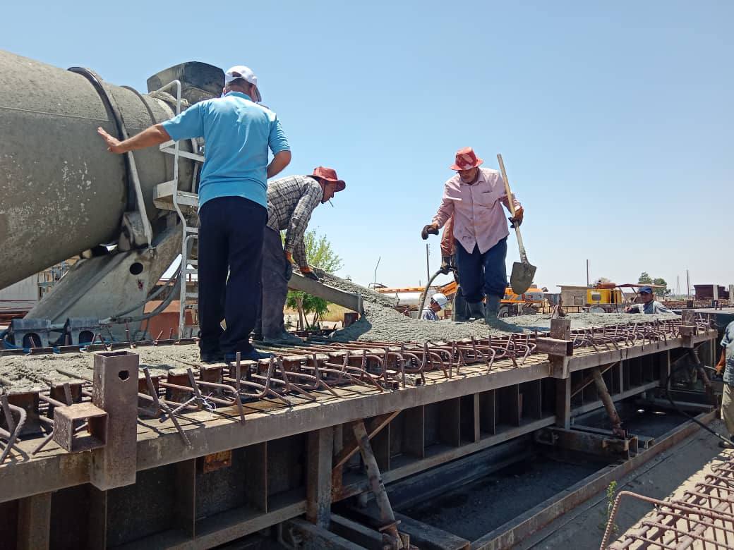 مديرية البناء والتشييد تتابع أعمال تجهيز عناصر إعادة تأهيل الجسور في معمل كويرس في محافظة حلب