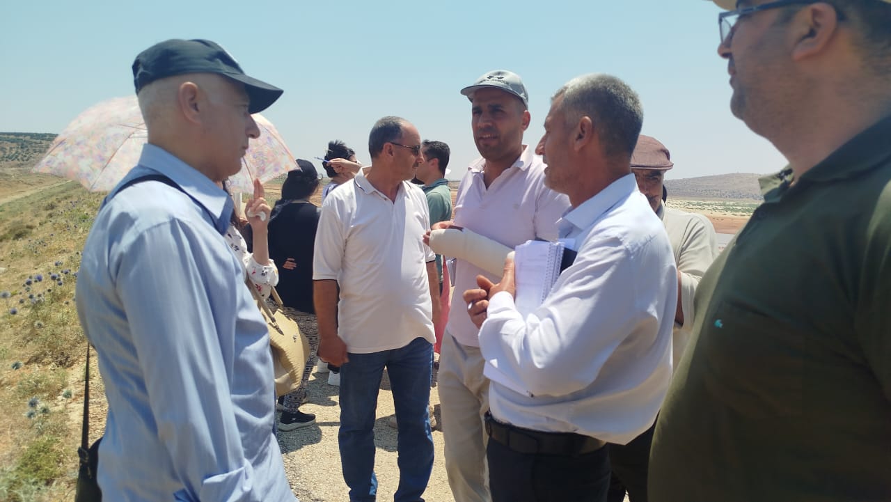 جولة فنية مشتركة لتقييم الواقع الفني في سد سلحب